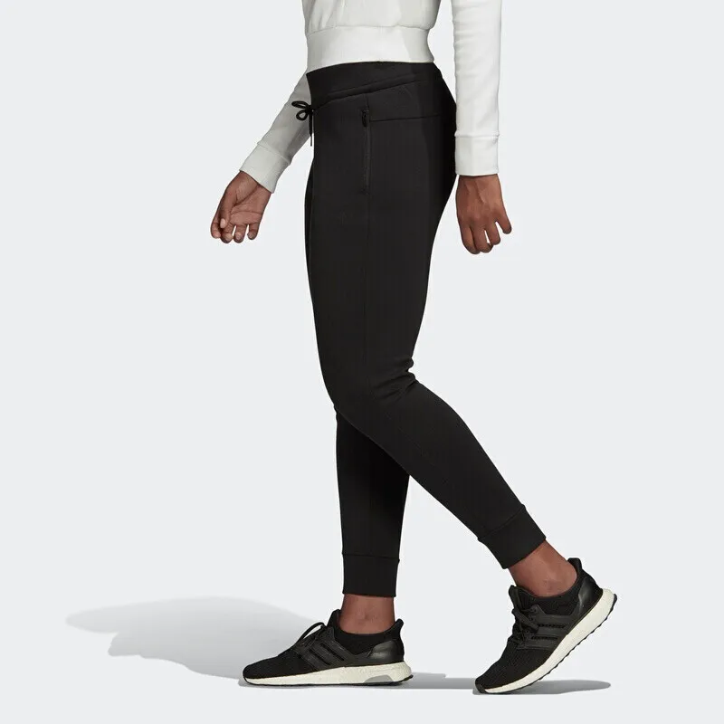 Adidas SS23 Knitted Sports Pants Women's Black-3