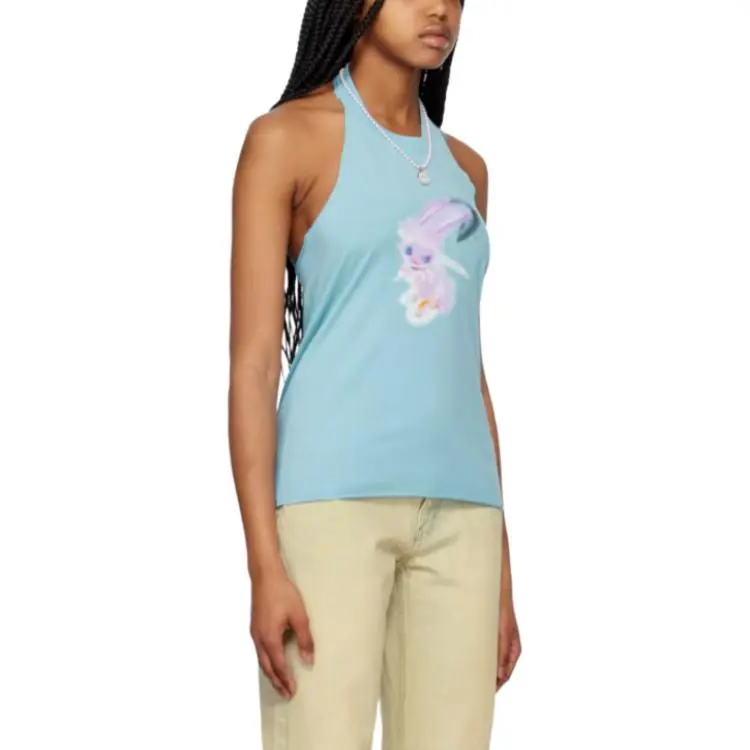 WE11DONE SS23 Tank Top Women's Sky Blue-1