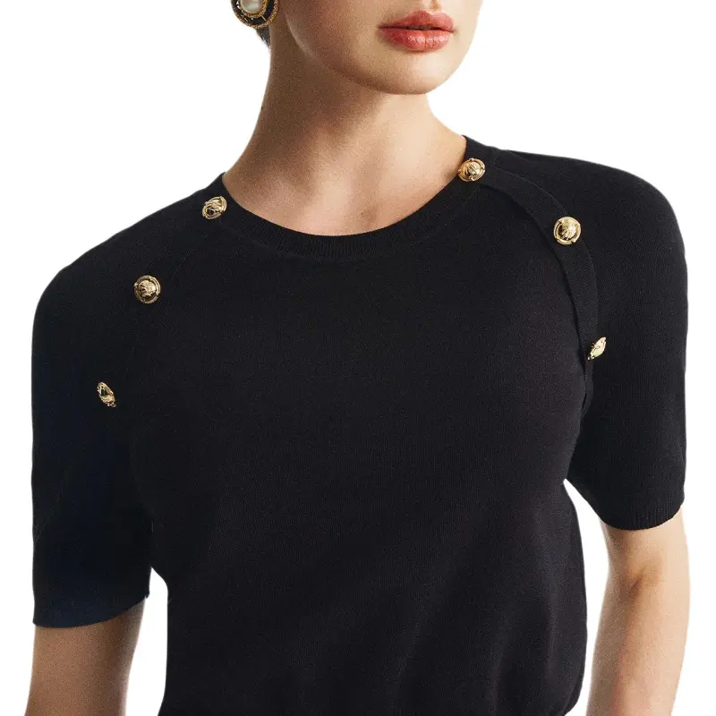 KARL LAGERFELD SS25 Knitwear Women's Black-4