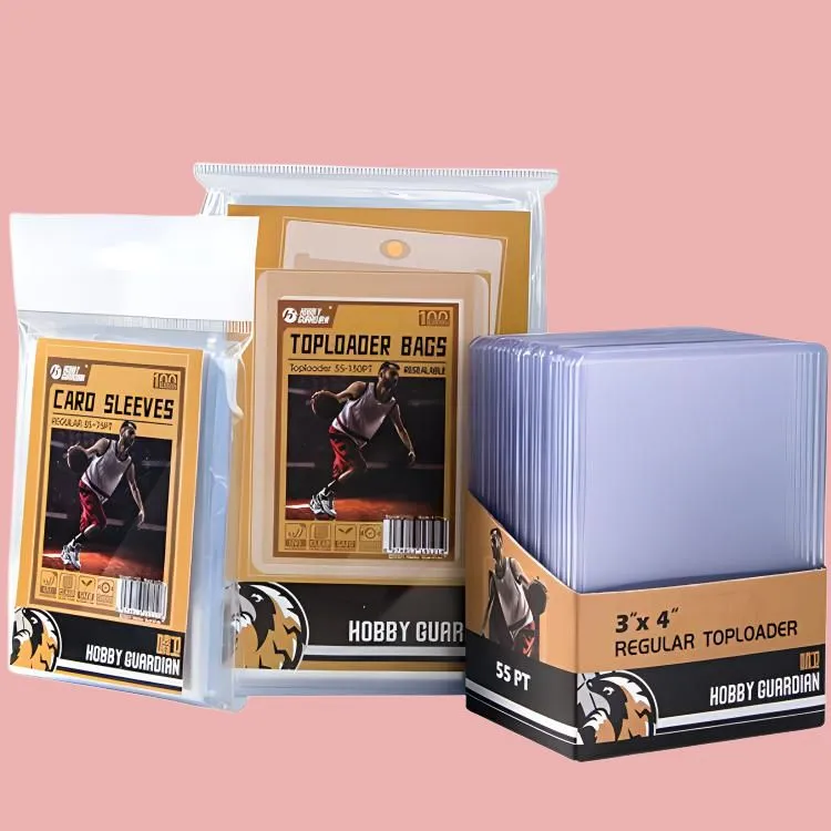 HobbyGuardian 55pt Basic Version Card Holder With Card Sleeves Protective Set Card Accessories 55-2