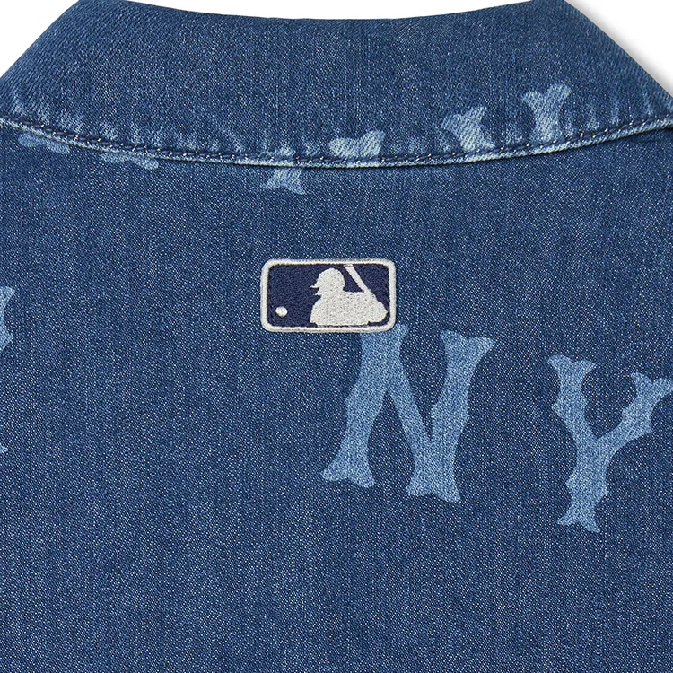 MLB New York Yankees Shirt Unisex Indigo-3