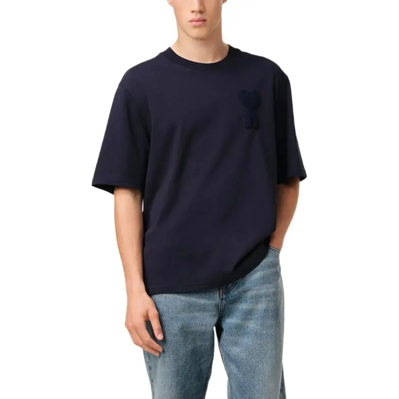 AMIPARIS Paris Short Sleeved Crewneck T Shirt-3