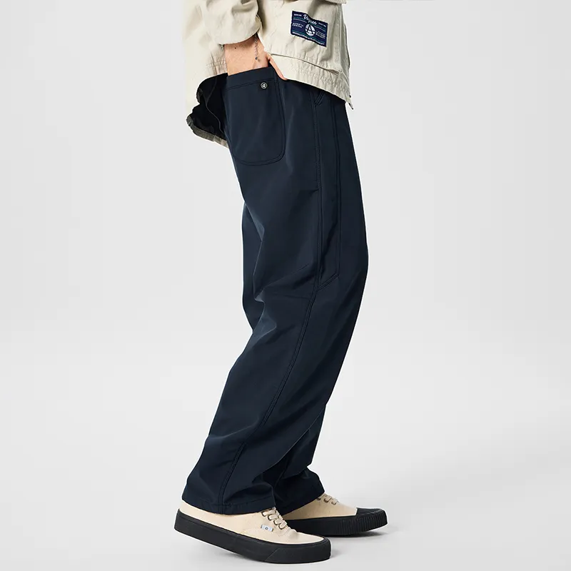 GTRG Casual Pants Unisex Navy Blue-7