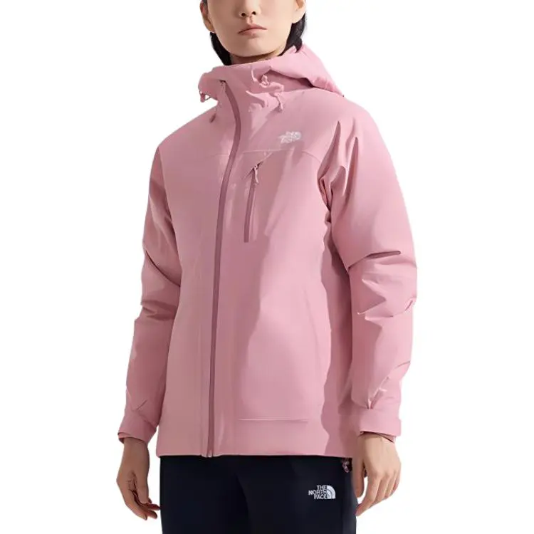 THE NORTH FACE City Outdoor Collection Windbreaker Jackets Women's Falling Cherry Blossom Purple-1