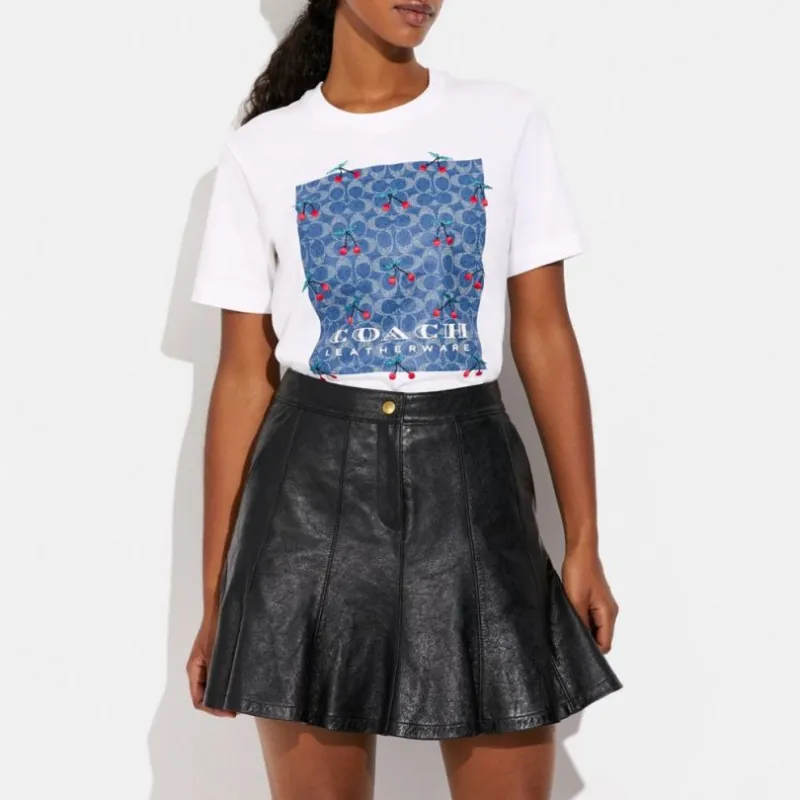 COACH T Shirts Women's White-1