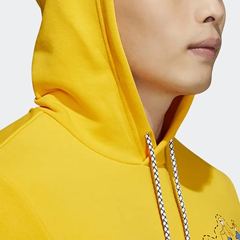 Adidas NEO Sweatshirt Unisex Yellow With Free Shopping Bag-3
