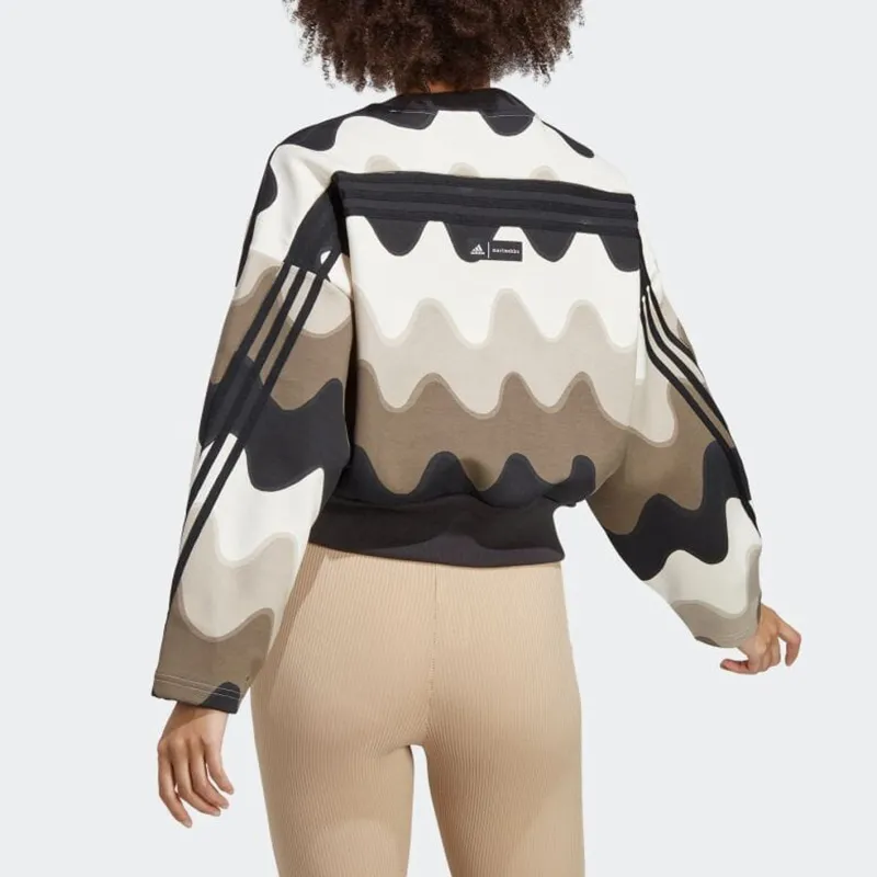 Adidas MARIMEKKO Collaboration Sweatshirt Women's Light Brown-4