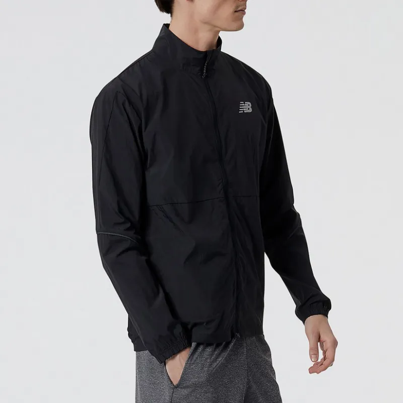 New Balance Jackets Men Black-4
