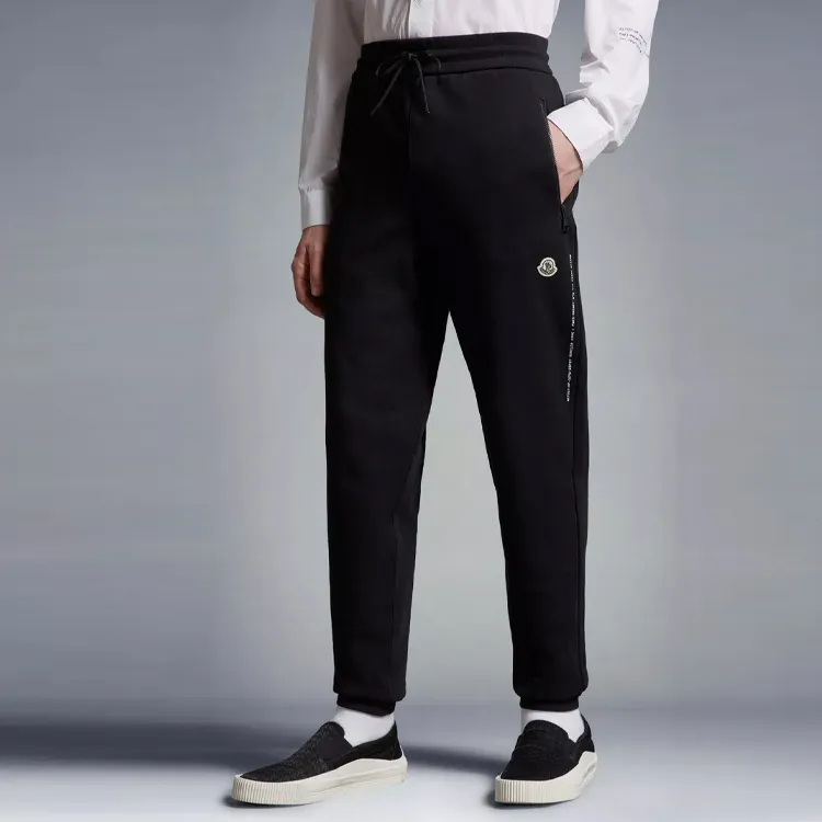 Fragment Design X Moncler GENIUS X Fujiwara Hiroshi FRGMT Casual Pants Unisex Black-4