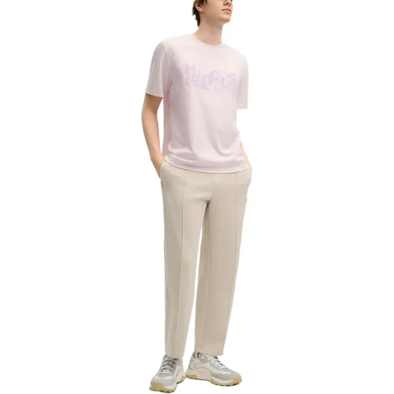 FILA ORIGINALE T Shirt Unisex Light Yellow Purple-3