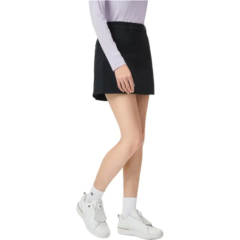 FILA Golf Series SS25 Casual Short Skirts Women's Pitch Black BK-3