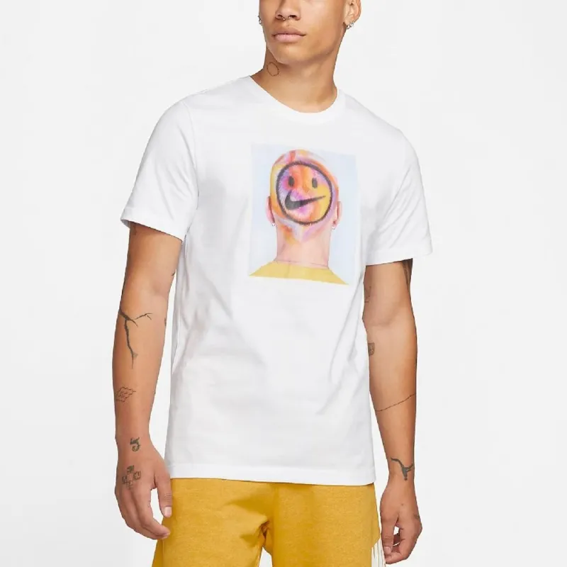 Nike T-Shirts Men White-6