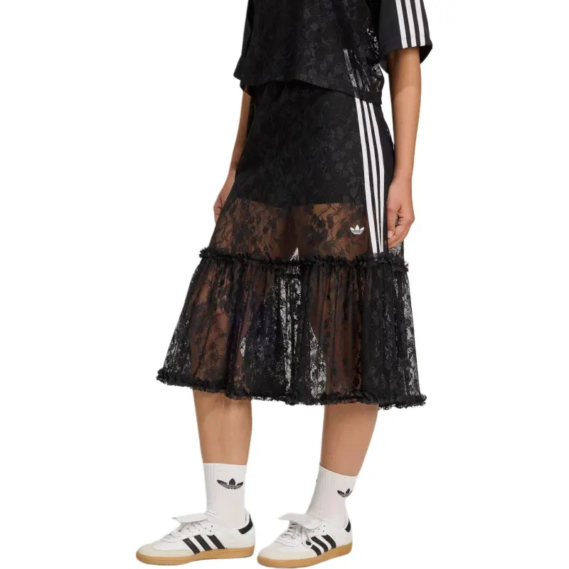 Adidas Originals Casual Long Skirt Women's Black-1