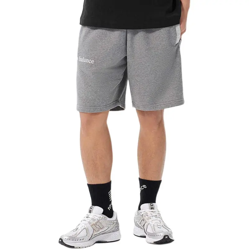 New Balance Men's Gray Lace-Up Shorts Gray-3