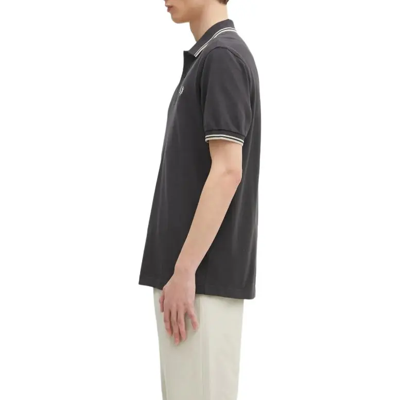 FRED PERRY Polo Shirt Men's Dark Gray-2