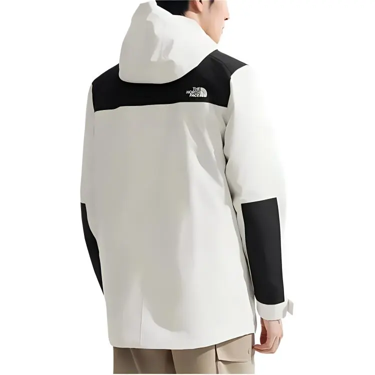 THE NORTH FACE City Outdoor Collection Windbreaker Jackets Men Dune White, Shopping Bag Included-3