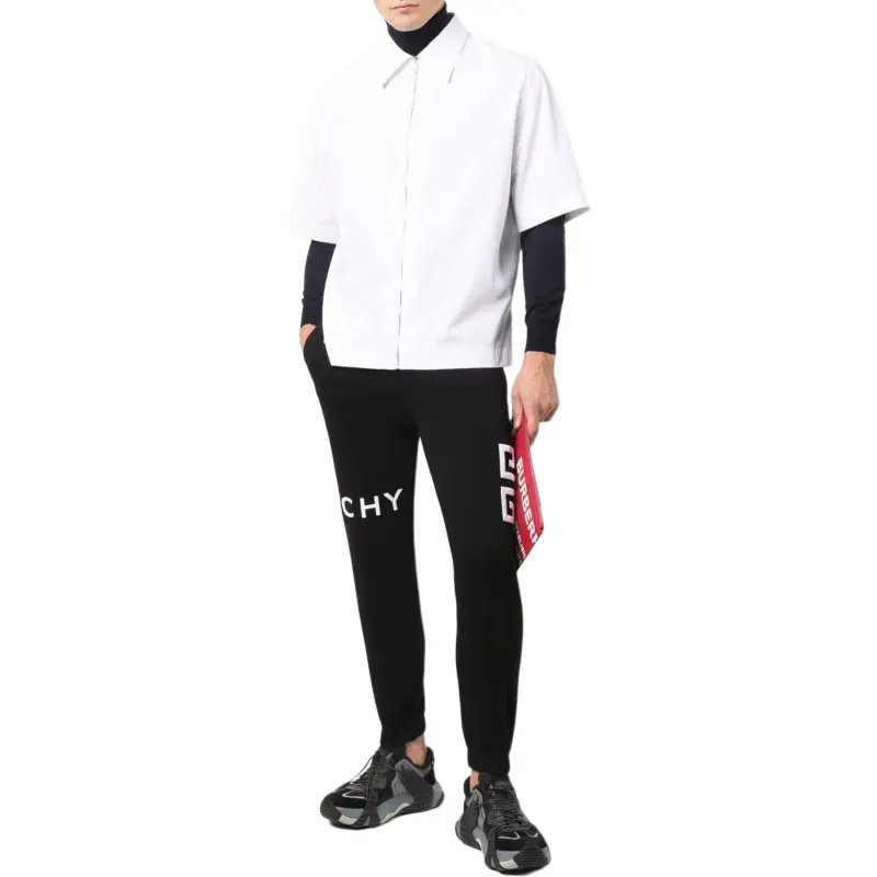 Givenchy Zip-up Cotton Shirt-1