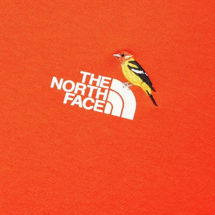 THE NORTH FACE FW24 Zoo Picker Crew Sweatshirt Unisex Orange-2