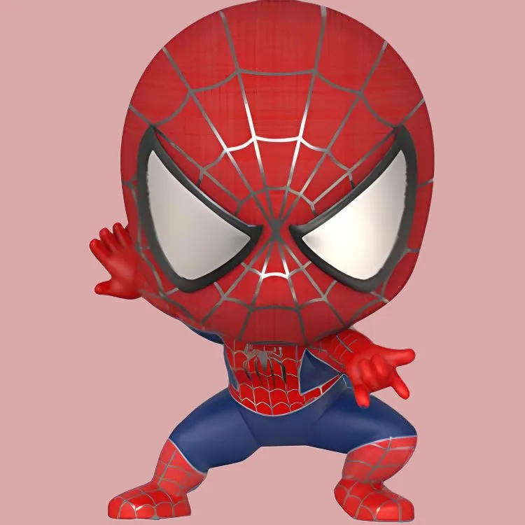 Hot Toys Spider Man Cosb957 'Heroes Without A Home, Friendly Neighbor Spider Man' Chibi Figures-2