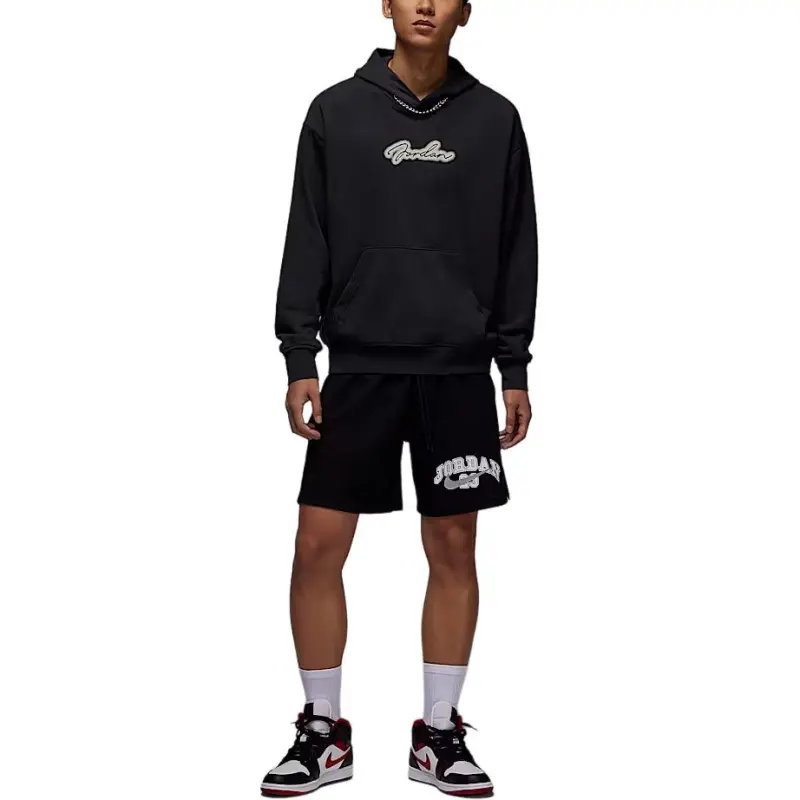 Jordan MVP SS25 Casual Shorts Men's Black/Light Smoke Gray-1