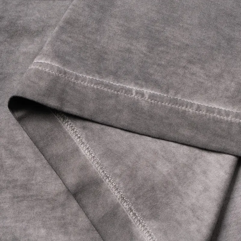 Burberry Men Monogram Motif Cotton Oversized T-shirt Charcoal Grey-4