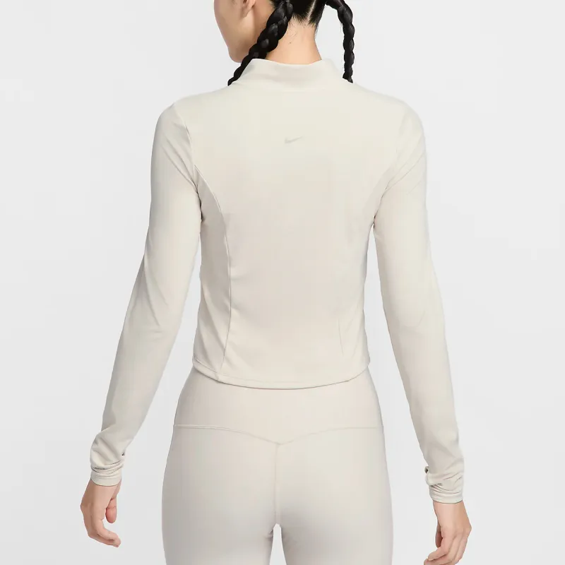 Nike ZenvyDri-Fit Jackets Coats Women's Light Earth Brown/White-1