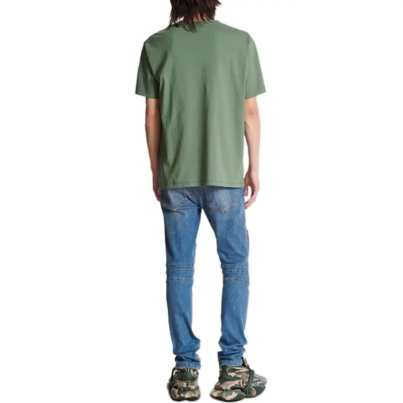 BALMAIN Logo Printed Crewneck T Shirt-4