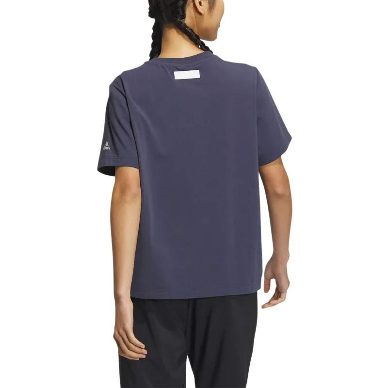 Adidas T Shirts Women's Navy Blue-2