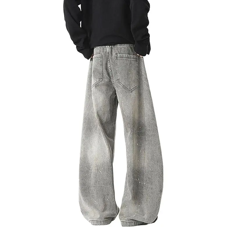 MGXEK Jeans Unisex Gray-3