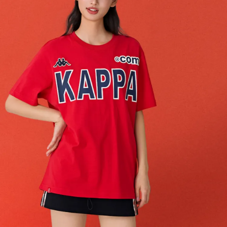 Kappa T Shirts Unisex Red 554-1