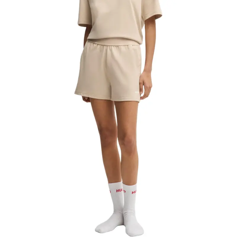 HUGO BOSS Casual Shorts Women's Light Beige-1