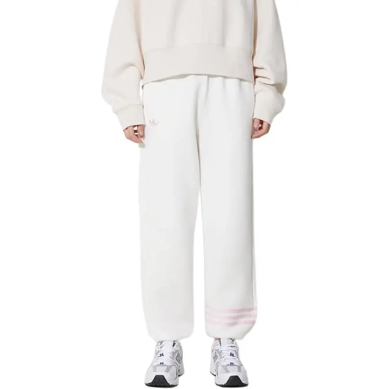 Adidas Originals Neuclassics Sweat Pants Knitted Sports Pants Women's White-1