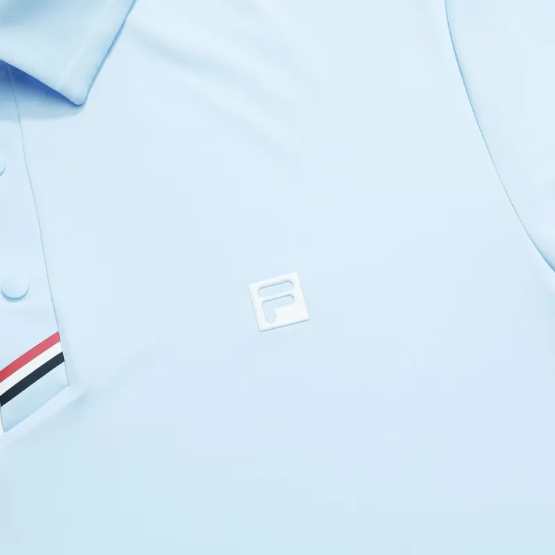 FILA Polo Shirt Men's Sky Clear Blue-4