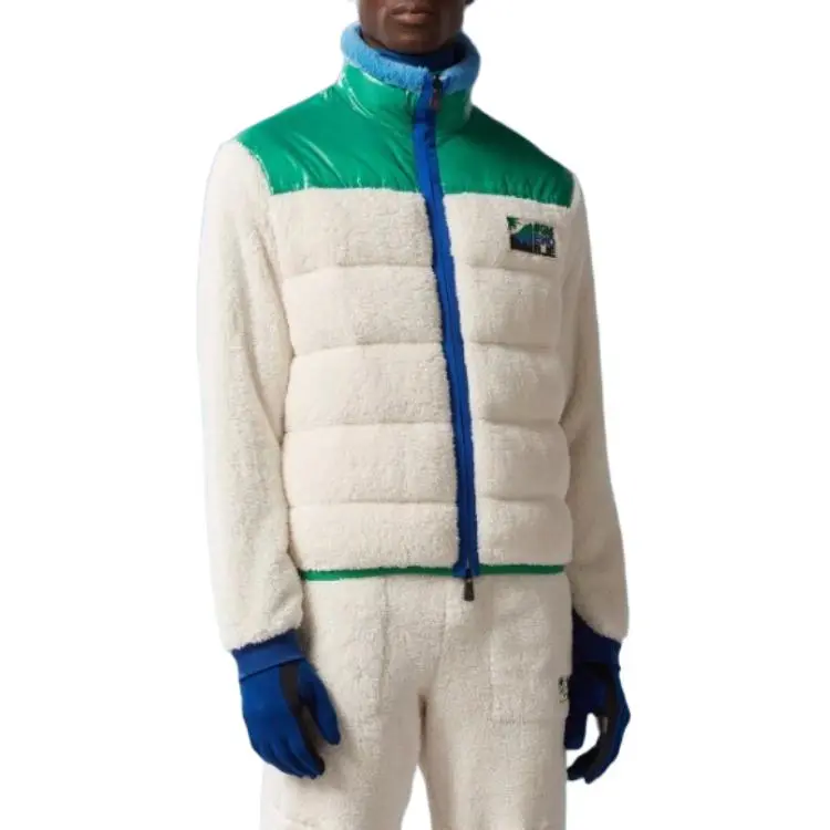 Moncler Padded Corduroy Collection Down Jacket Men's White-4