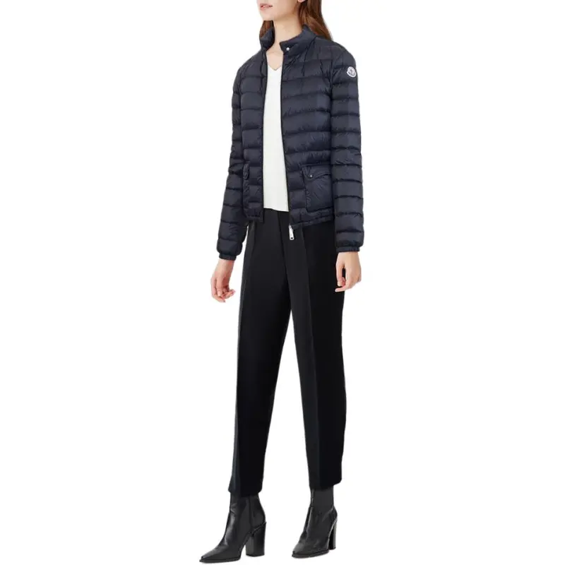 Moncler Down Jackets Women's Navy Blue-3