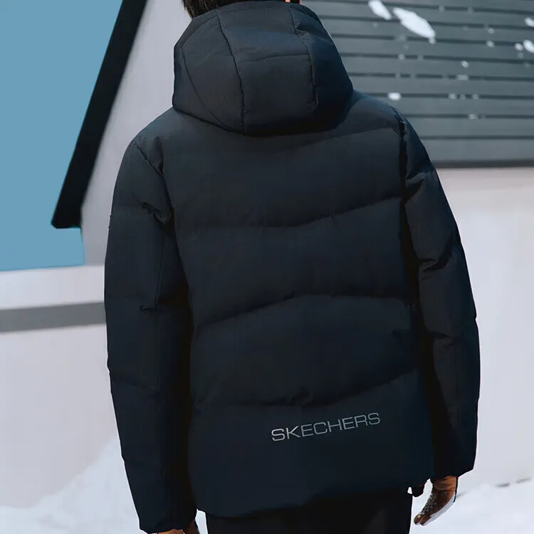 Skechers Sports Life Collection Down Jackets Men Charcoal Black-3