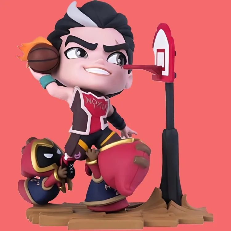 LEAGUE OF LEGENDS Darius, The Hand Of Noxus LOL Slam Dunk Chibi Figures 12.8cm-2