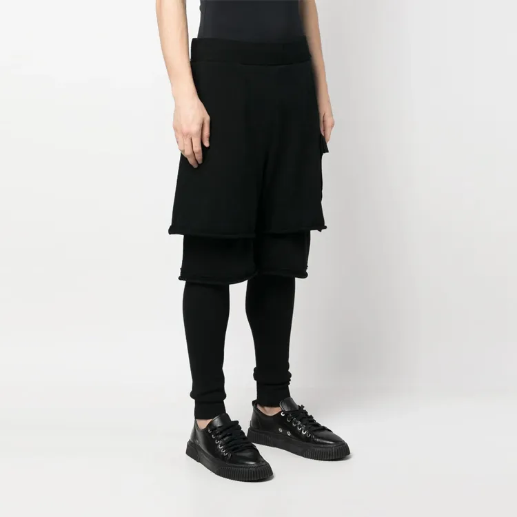 UNDERCOVER Knitted Sweatpants Men Black-2