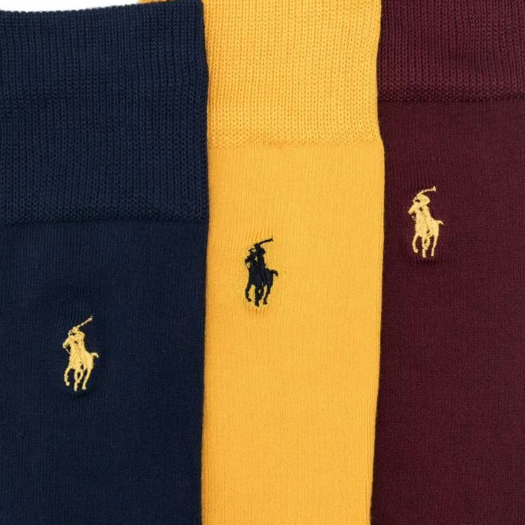 Polo Ralph Lauren Mid-Calf Socks Men's 3 Pack-1