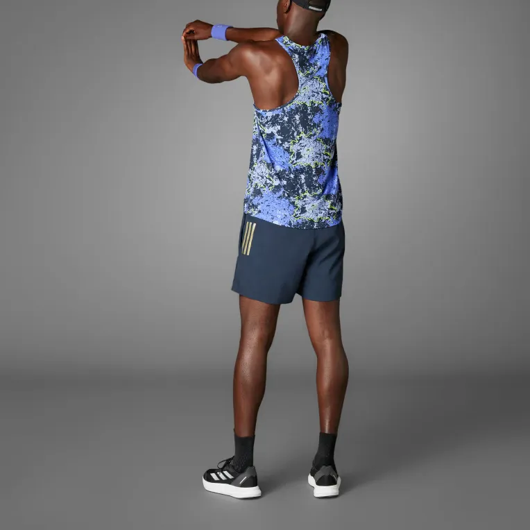 Adidas AEROREADY FW24 Tank Top Men's Half Cobalt Blue-2