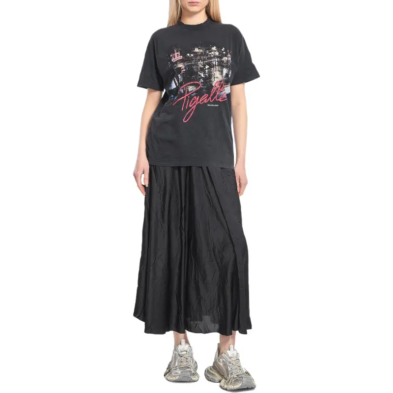 Balenciaga Asymmetric Midi Skirt-2