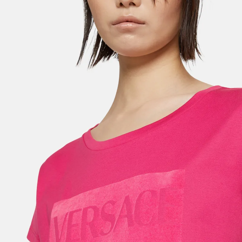 VERSACE VERSACE SS21 T Shirt Women's Pink-4
