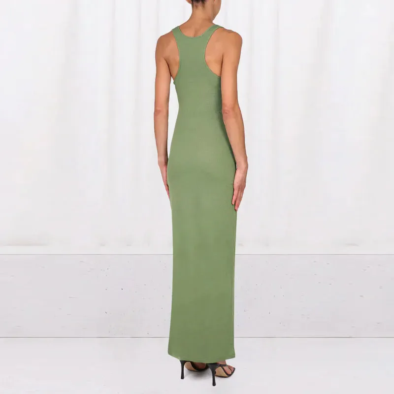 Y/Project Slip Dresses Women's Green-2