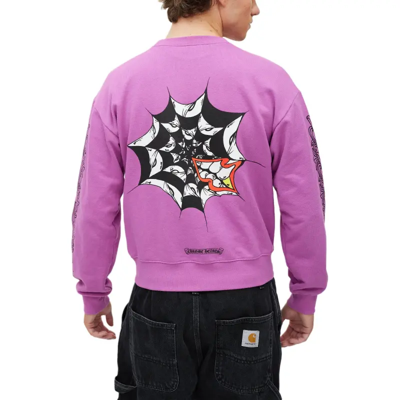 Chrome Hearts Matty Boy Spider Web L/S T-shirt - POIZON