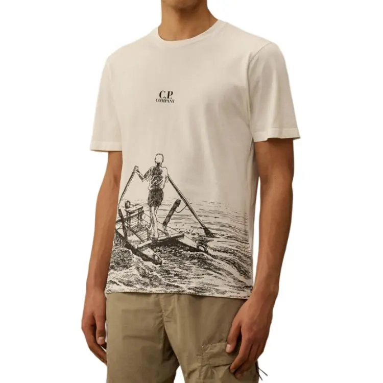 C.P.Company Graphic print T shirt-3