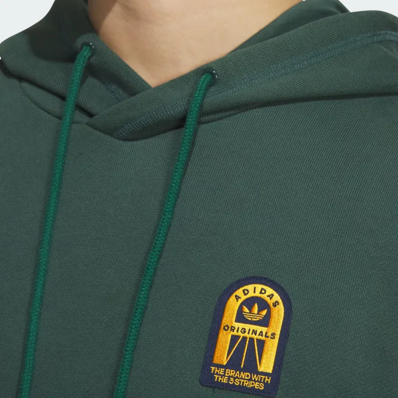 Adidas Originals GRAPHIC HOODIE Sweatshirt Men's Mineral Green-4