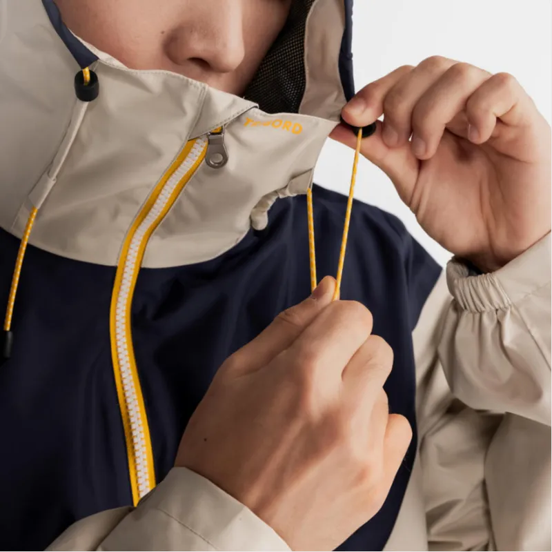 DECATHLON Windbreaker Jackets Men Light White Lime Gray/Blue Black-3