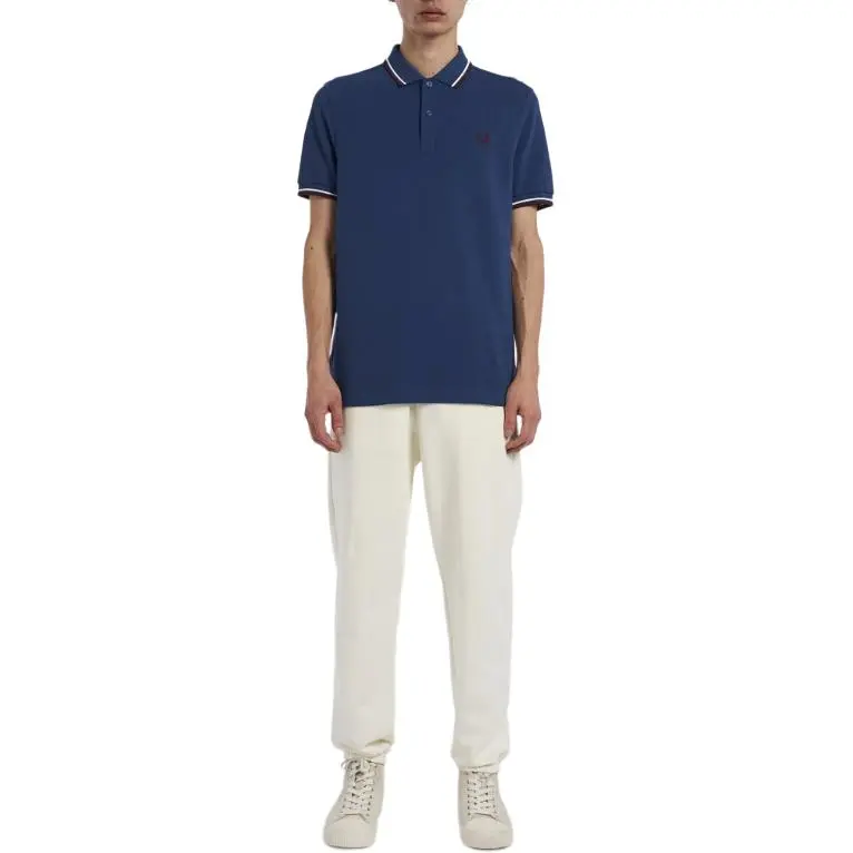 FRED PERRY Polo Shirt Men's Blue-1