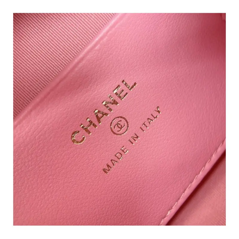 CHANEL Grain Calfskin Hobo Bag, Shoulder Bag, Crossbody Handbag Women's Light Pink Red-2