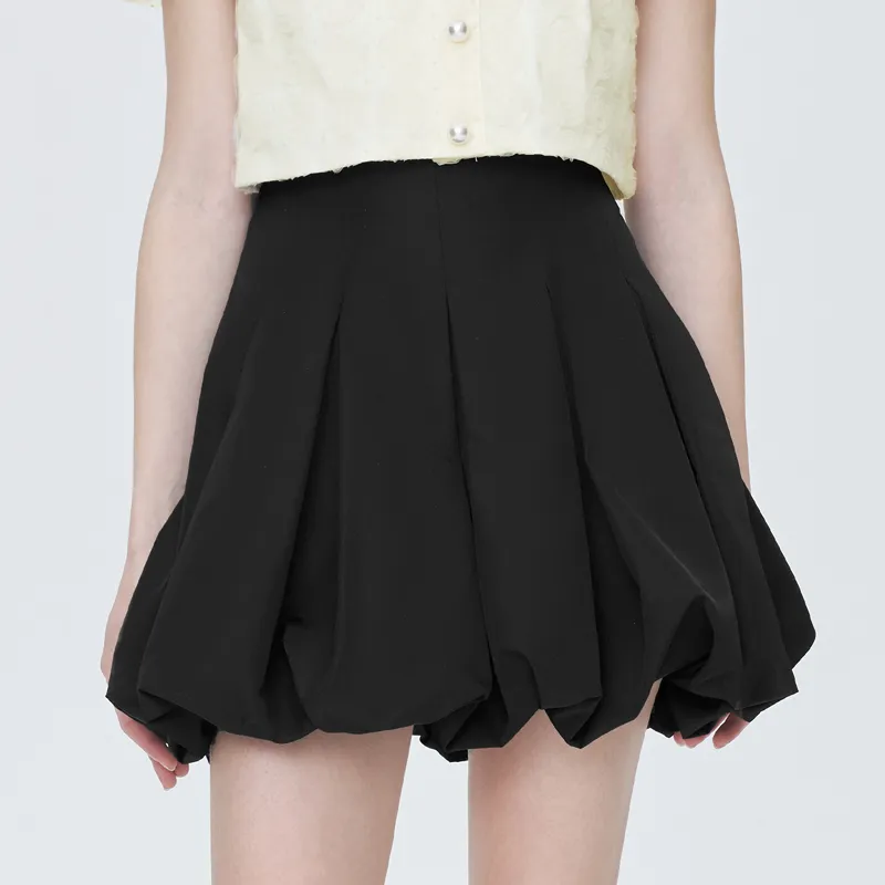 TAMMY TANGS Casual Short Skirts Women's Black-2